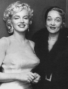 Marilyn Monroe and Marlene Dietrich