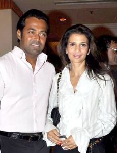 Rhea Pillai and Leander Paes