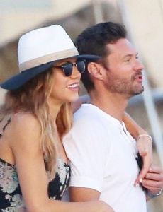 Ryan Seacrest and Hilary Cruz