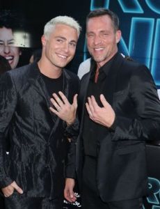 Colton Haynes and Jeff Leatham