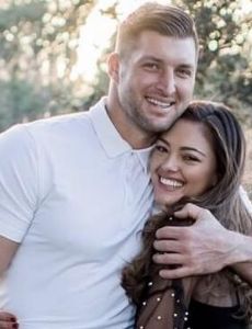 Tim Tebow and Demi-Leigh Nel-Peters