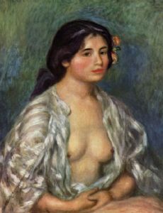 Gabrielle with Open Blouse