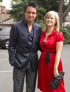 Cecelia Ahern and David Keoghan