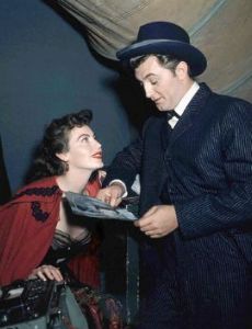 Robert Mitchum and Ava Gardner