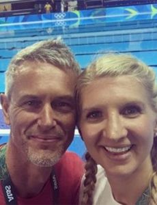 Rebecca Adlington and Mark Foster