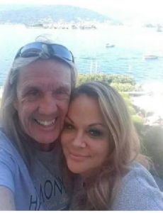 Nicko McBrain and Rebecca