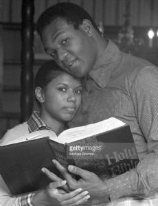 George Foreman and Cynthia Lewis