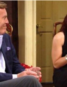 Courtney Hope and Peter Bergman