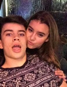 Kalani Hilliker and Hayes Grier