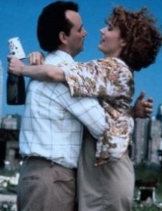 Geena Davis and Bill Murray