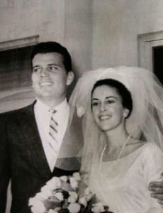 Patrick Wayne and Peggy Hunt
