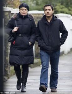 Allegra Mostyn-Owen and Abdul Majid (Spouse)