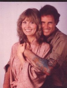 Maud Adams and Bruce Dern