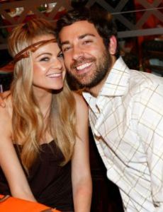 Zachary Levi and Caitlin Crosby