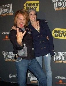 Rikki Rockett and Melanie Martel