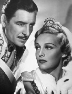 Madeleine Carroll and Ronald Colman