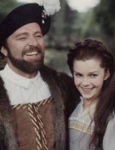 Richard Burton and Genevieve Bujold