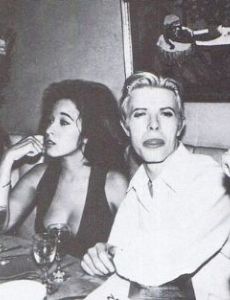 David Bowie and Ronnie Spector