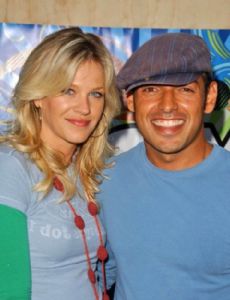 Shaun Majumder and Shelby Fenner