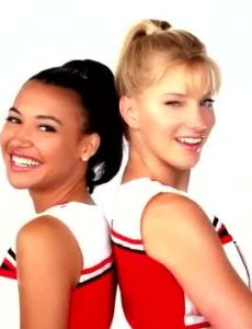 Heather Morris and Naya Rivera