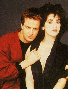 Isabelle Adjani and Christopher Lambert