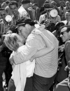 Eddie Constantine and Helene Musil
