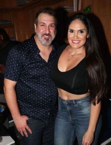 Joey Fatone and Izabel Araujo