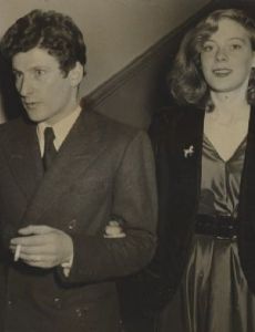 Lady Caroline Blackwood and Lucian Freud