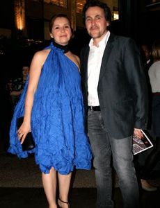 Mélanie Campeau (spouse) and Guy Lepage