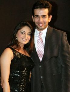 Jay Bhanushali and Mahii Vij