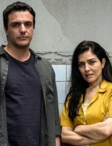 Rodrigo Lombardi and Letícia Sabatella