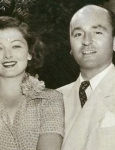 Arthur Hornblow, Jr. and Myrna Loy