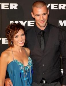 Dannii Minogue and Kris Smith