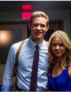 Bryce Johnson and Sasha Pieterse