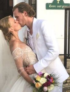Tessa Gräfin von Walderdorff and Barron Hilton