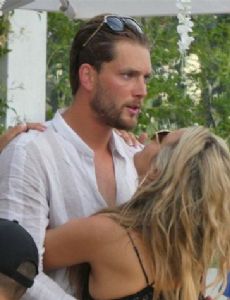 Caroline Flack and Lewis Burton
