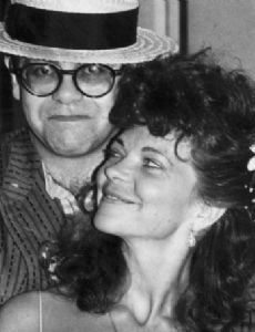 Elton John and Renate Blauel