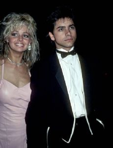 John Stamos and Teri Copley