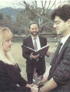 Linnea Quigley and Steve Johnson