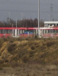 Beckton DLR depot