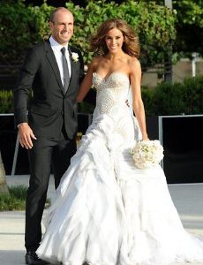 Rebecca Twigley and Chris Judd