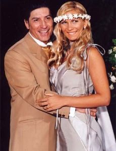Iván Zamorano and Maria Albero