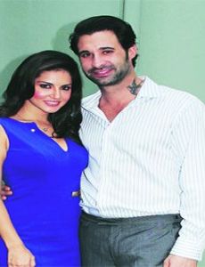 Daniel Weber and Sunny Leone