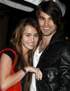 Miley Cyrus and Justin Gaston