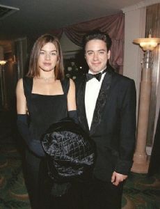 Deborah Falconer and Robert Downey, Jr.