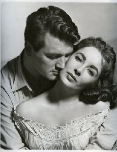 Elizabeth Taylor and Rock Hudson