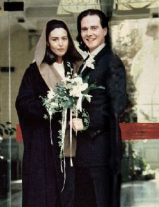 Monica Belluci and Claudio Basso