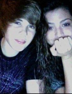 Jacque Pyles and Justin Bieber
