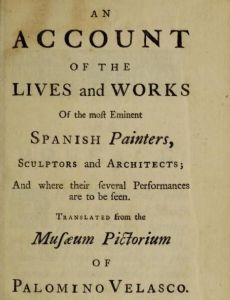An account of the lives and works of the most eminent Spanish painters, sculptors and architects