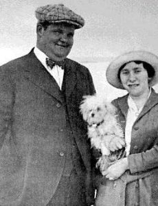 Oliver Hardy and Madelyn Saloshin